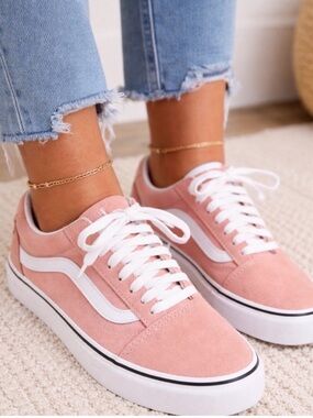 Vans Pink suede old Skool sneakers